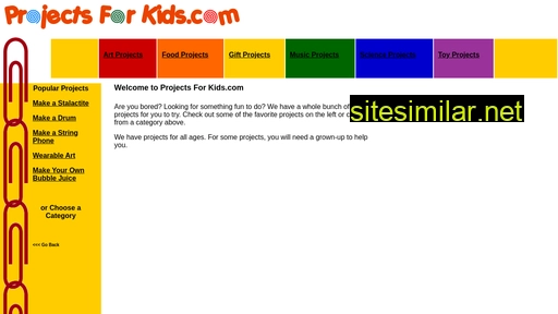 projects-for-kids.com alternative sites