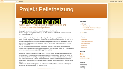 projekt-pelletheizung.blogspot.com alternative sites