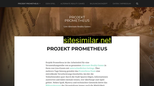 projekt-prometheus.com alternative sites