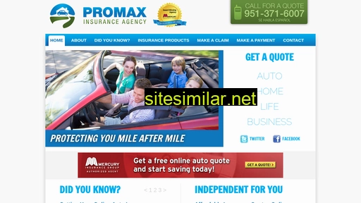 Promaxinsuranceagency similar sites