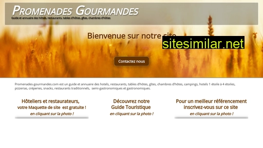 promenades-gourmandes.com alternative sites