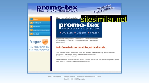 promo-tex.com alternative sites