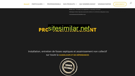 pro-assainissement.com alternative sites
