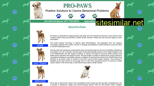 pro-paws.com alternative sites