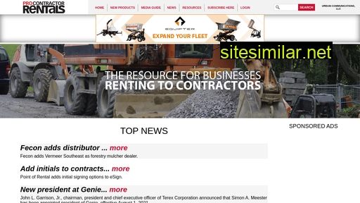 procontractorrentals.com alternative sites