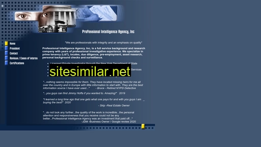 professionalintelligenceagency.com alternative sites