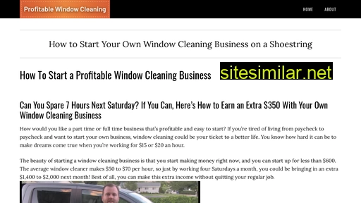 profitablewindowcleaning.com alternative sites