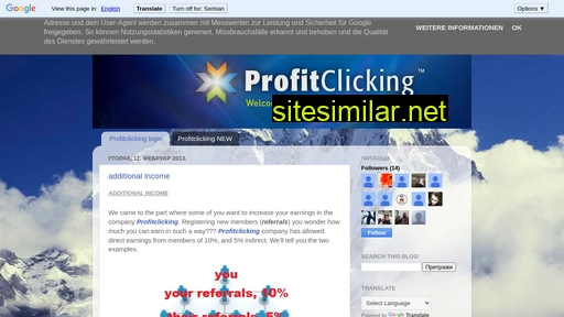 Profitclickingworkers similar sites