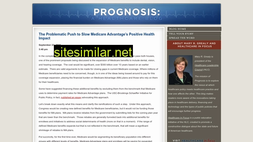prognosisblog.com alternative sites