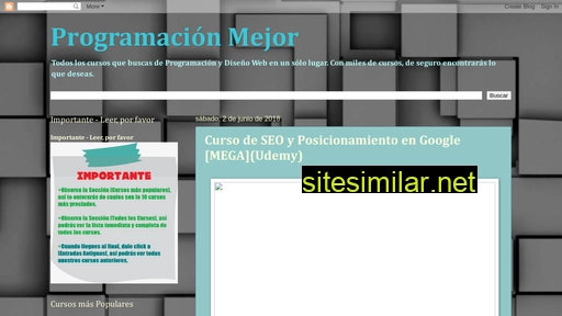 programacionmejor.blogspot.com alternative sites