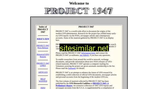 Project1947 similar sites