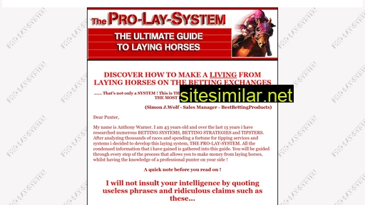 prolaysystem.com alternative sites