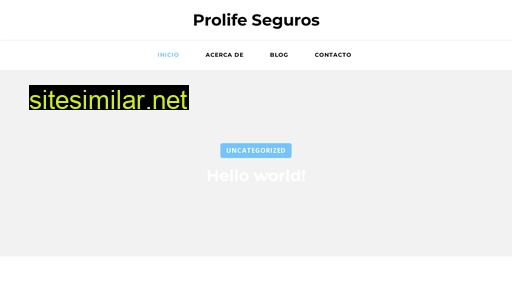 prolifeseguros.com alternative sites