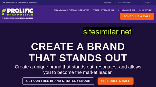 Prolificbranddesign similar sites