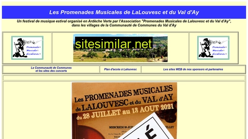 promenadesmusicales-lalouvesc.com alternative sites