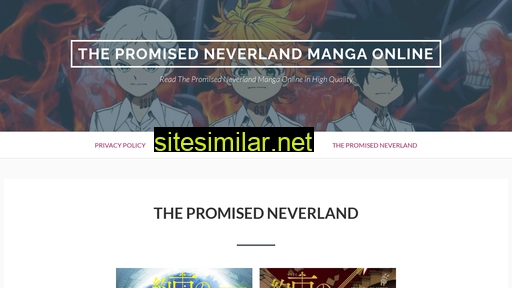promisedneverland.com alternative sites
