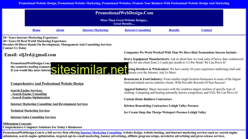 promotionalwebdesign.com alternative sites