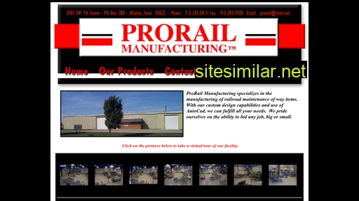prorailmfg.com alternative sites