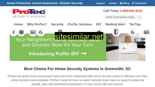 protecsecuritysystems.com alternative sites