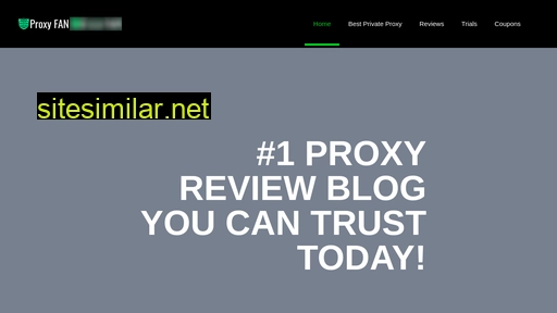 proxyfan.com alternative sites