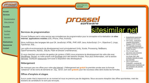 prossel.com alternative sites
