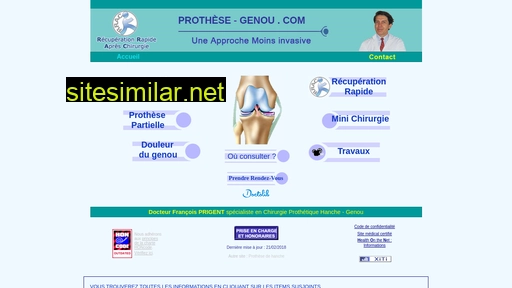 prothese-genou.com alternative sites