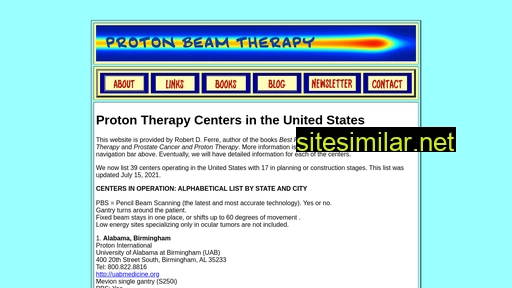 Proton-therapy-centers similar sites