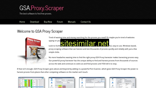Proxy-scraper similar sites