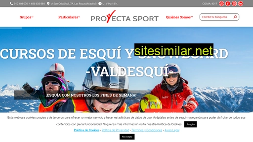 Proyectasport similar sites