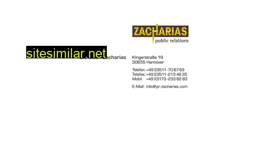 pr-zacharias.com alternative sites