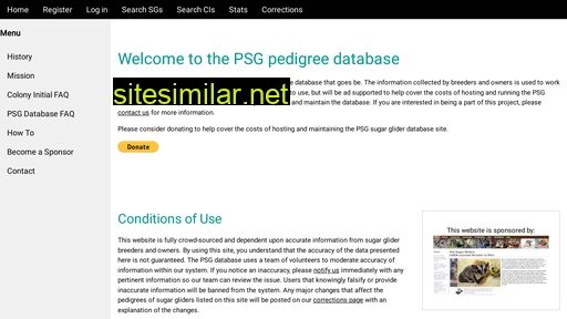 Psgdatabase similar sites