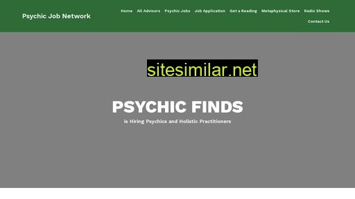 Psychicjobnetwork similar sites