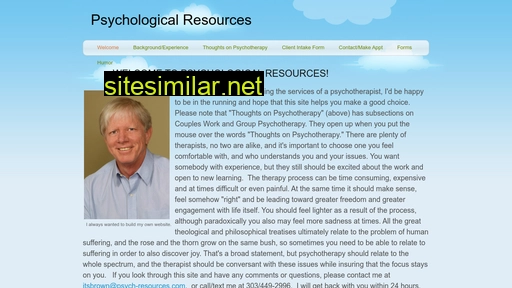 Psych-resources similar sites