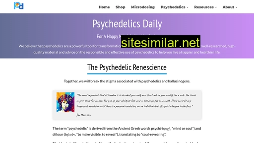 psychedelicsdaily.com alternative sites