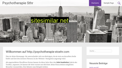 psychotherapie-stoehr.com alternative sites