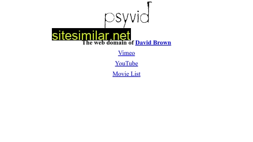 psyvid.com alternative sites
