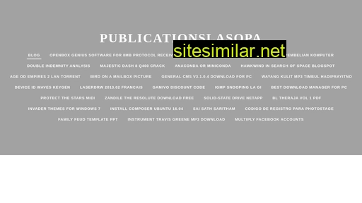 publicationslasopa956.weebly.com alternative sites