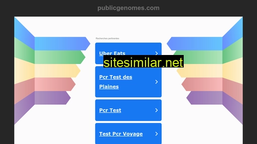 publicgenomes.com alternative sites