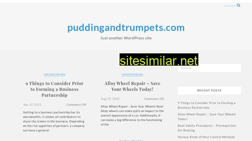 puddingandtrumpets.com alternative sites