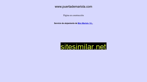 puertademariola.com alternative sites
