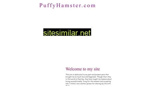 puffyhamster.com alternative sites