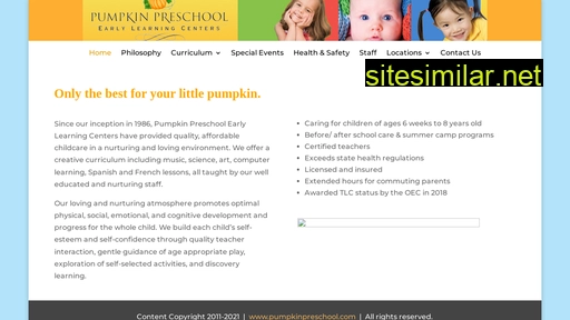 pumpkinpreschool.com alternative sites