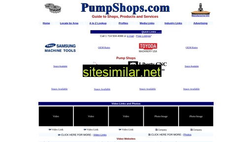 pumpshops.com alternative sites