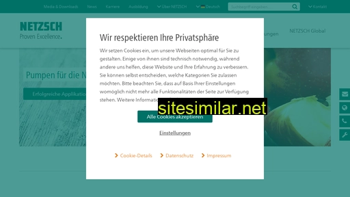 pumpen.netzsch.com alternative sites