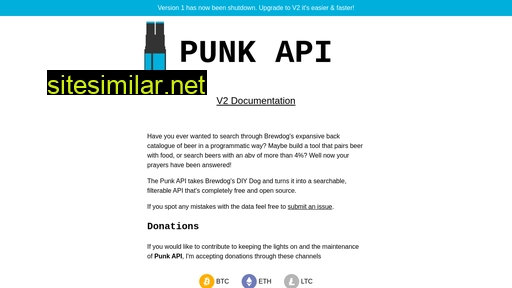punkapi.com alternative sites