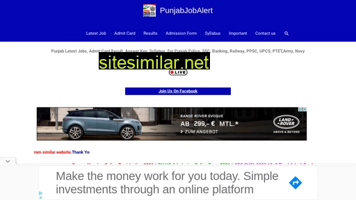 punjabjobalert.com alternative sites