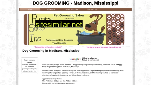 puppysudsgrooming.com alternative sites