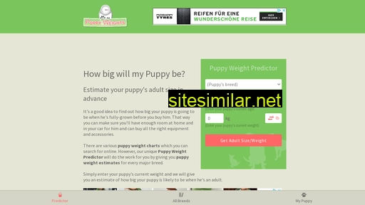puppyweights.com alternative sites