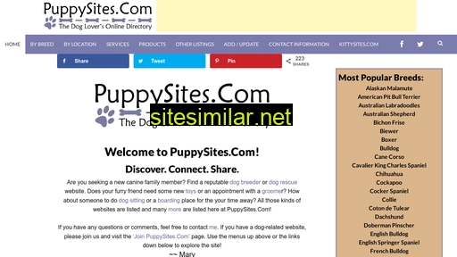 puppysites.com alternative sites