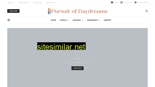 pursuitofdaydreams.com alternative sites